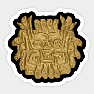 Chavin Golden Figure Sticker